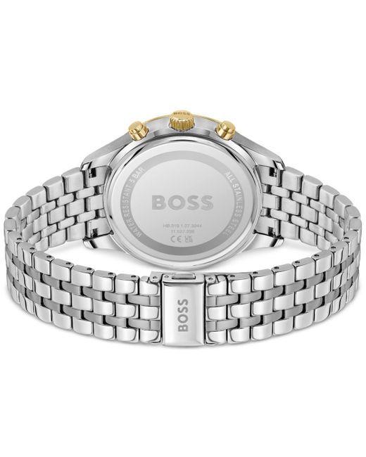 Boss Green Boss Chronograph Avery Stainless Steel Bracelet Watch 42mm for men