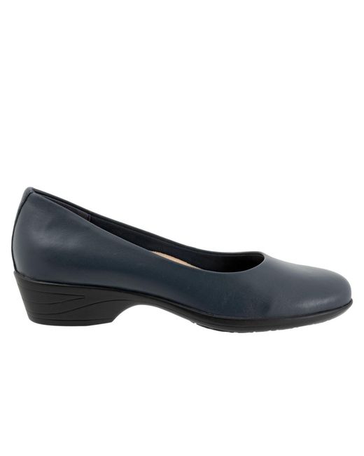 Trotters Blue Rozalin Flat