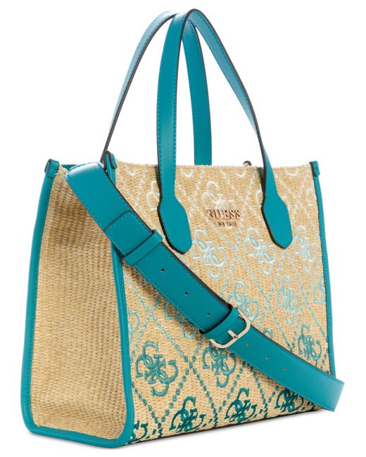 Guess Blue Silvana Two-compartment Tote