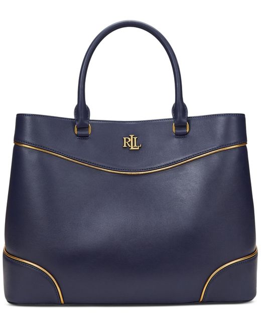 大幅値下げ！Ralph Lauren 最新 Two-Tone Leather Large Satchel s7-AI431974510001_lifestyle?$