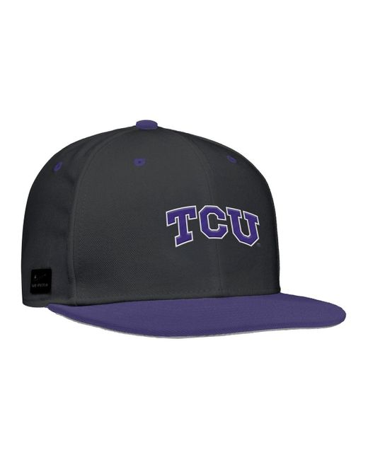 Nike Blue Tcu Horned Frogs On-field Baseball Performance Fitted Hat for men