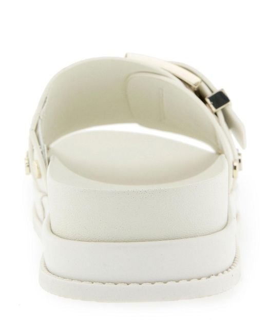 BCBGeneration White Bonas Footbed Sandal