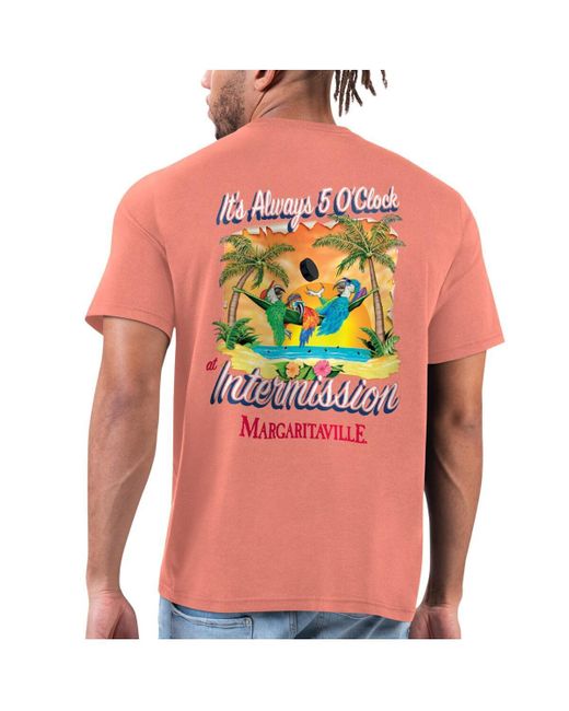 Margaritaville Red Florida Panthers T-shirt for men