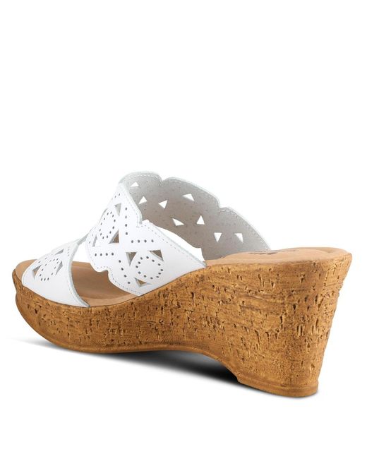 Spring Step White Flamyo Slide Sandal