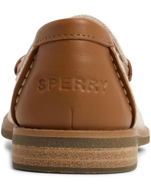 Sperry Top-Sider White Seaport Penny Slip-on Loafers