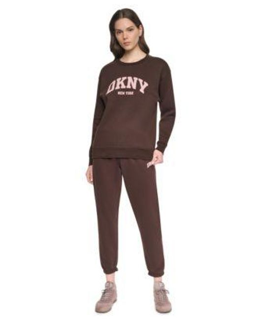 DKNY Brown Varsity Puff Logo Set
