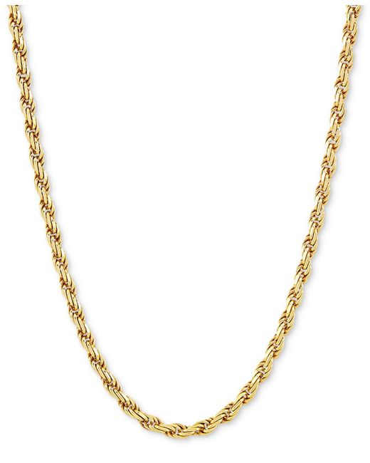 Giani Bernini Metallic Rope Link 22" Chain Necklace