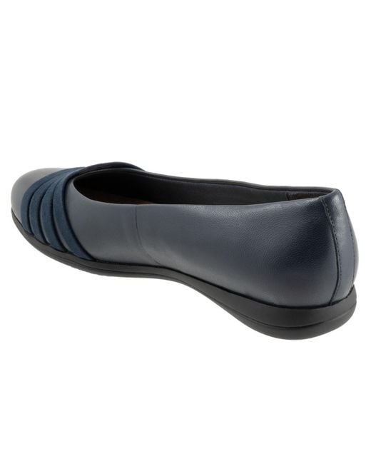 Trotters Blue Drew Flat