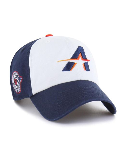 '47 Blue Â Houston Astros 2025 City Connect Clean Up Adjustable Hat for men
