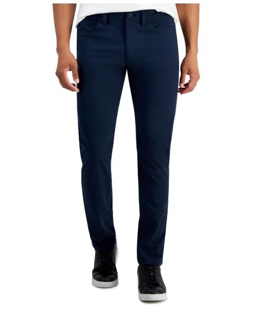 Michael Kors Blue Benjamin Tech Pants for men