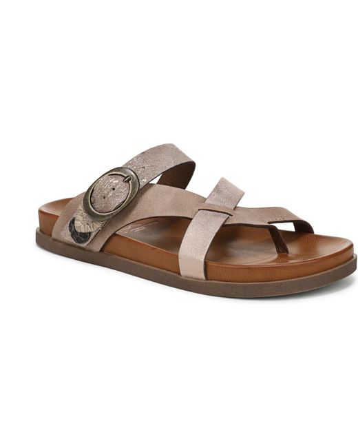 Blowfish Brown Lilac Thong Slide Platform Sandals