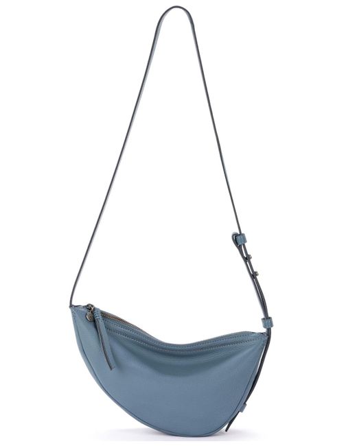 The Sak Blue Tess Sling Leather Crossbody Bag