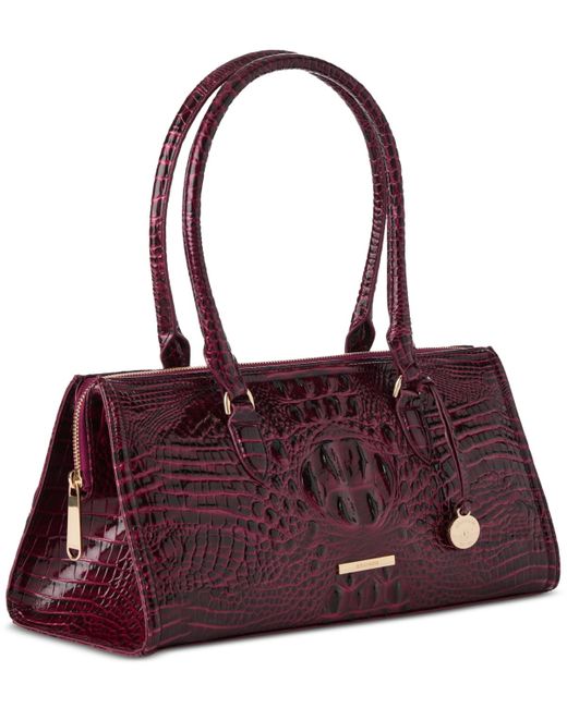 Brahmin Purple Sophia Large Melbourne Satchel