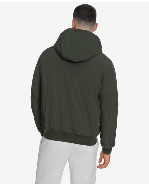 Champion Green Softshell Bomber Jacket for men
