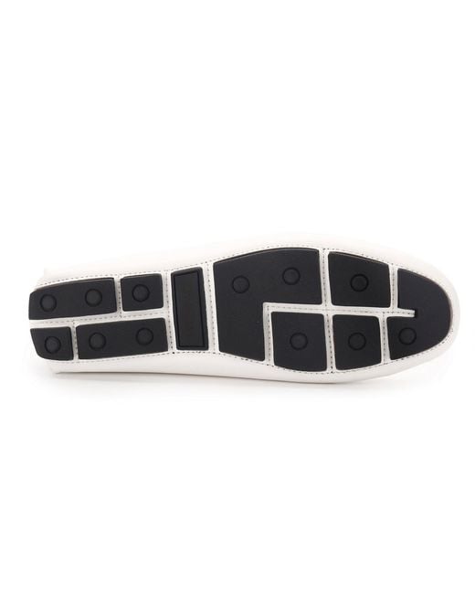 Aston Marc White Bit Driving Shoes for men