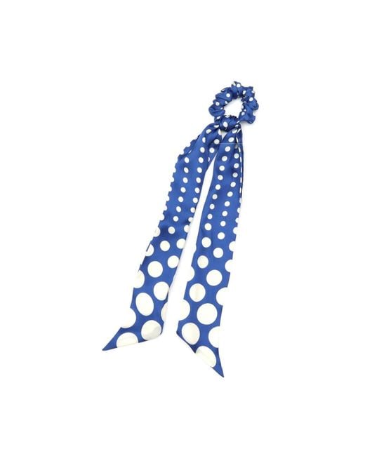 Kate Spade Blue Dots And Bubbles Convertible Hairtie