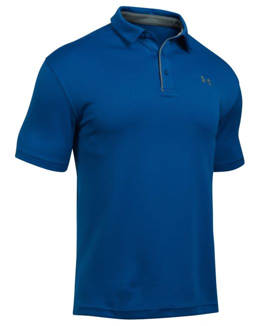 Under Armour Blue Tech Polo T-shirt for men