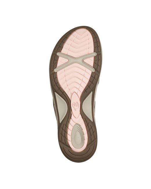 Easy Spirit Brown Esplash Closed Toe Hiking Sandals