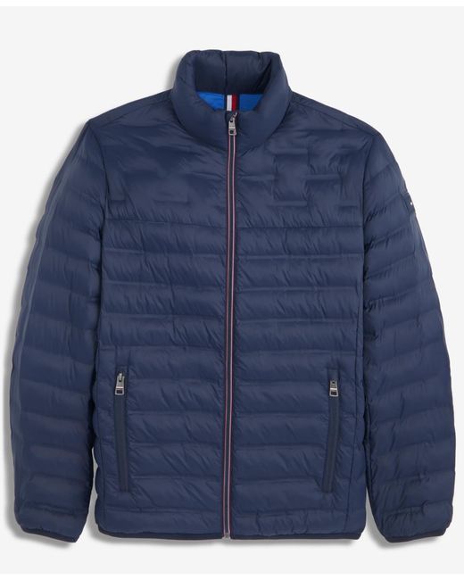 Tommy Hilfiger Blue Real Down Packable Jacket for men