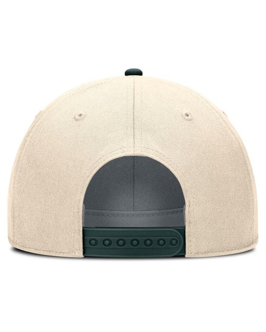 Nike White Michigan State Spartans Primetime Rise Adjustable Hat for men