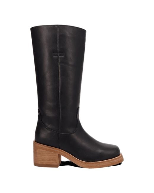 Dingo Black Vagabond Leather Boot