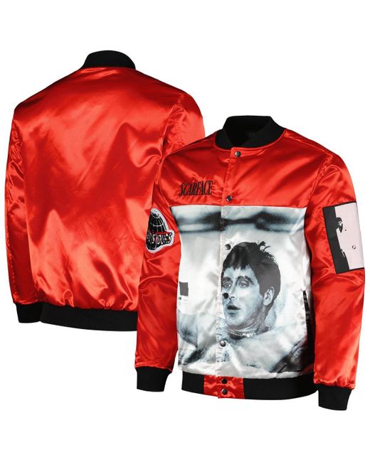 Reason Red And Scarface The World Is Yours Varsity Full-snap Jacket