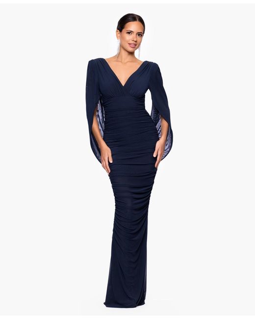 dresses cornflower blue Naples Faux Wrap Dress Ferns Cornflower Blue