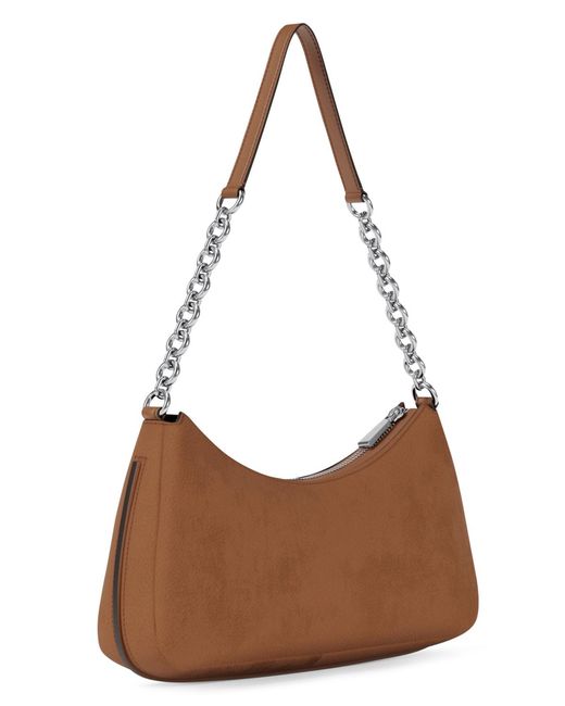 Michael Kors Brown Michael Nolita Small Chain Pouchette Bag
