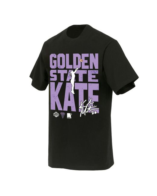 round21 Black And Kate Martin Golden State Valkyries Jump Shot Player Signature T-shirt