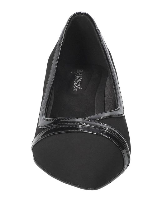 Easy Street Black Maye Pointed Toe Pumps