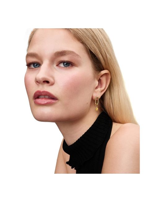 Pandora Metallic Openable Stud Earrings