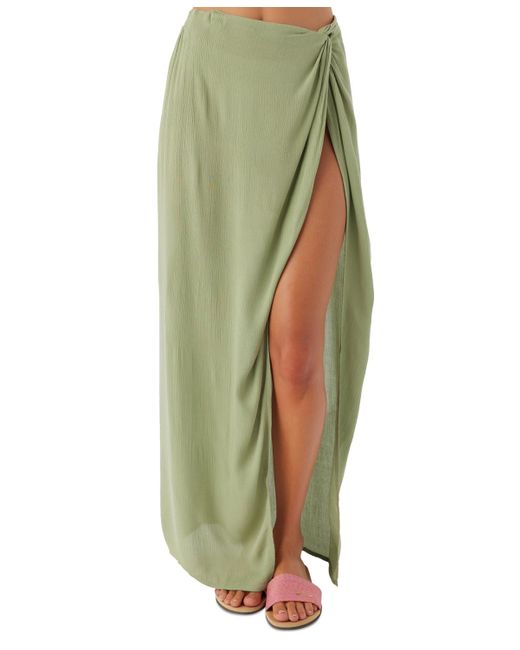 O'neill Sportswear Green Hanalei Cover-up Skirt