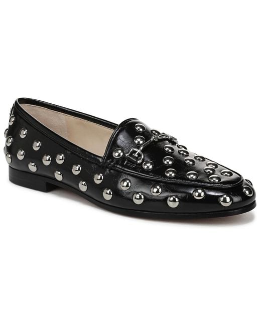 Sam Edelman Black Loraine Stud Loafers