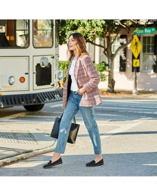 Lifestride black loafers hotsell