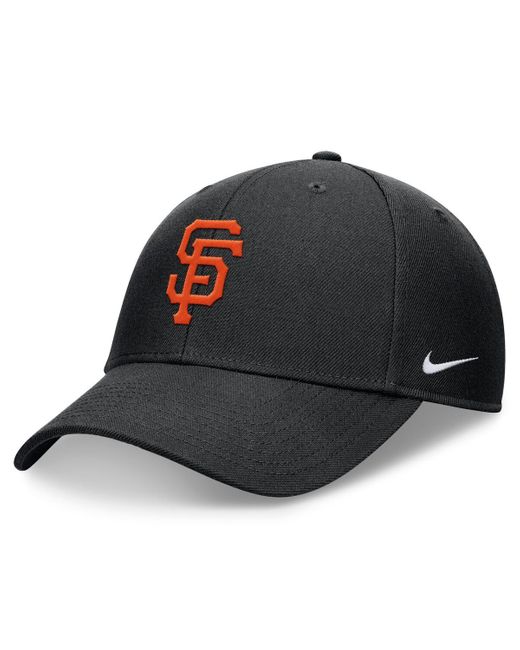 Nike Black Orange San Francisco Giants Evergreen Club Performance Adjustable Hat for men