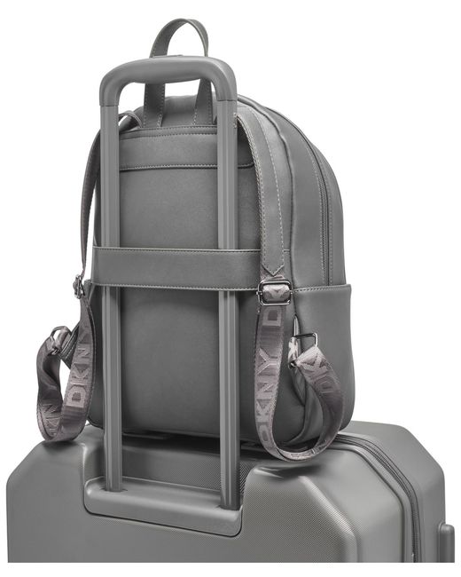 DKNY Gray Clean Cut 14" Backpack