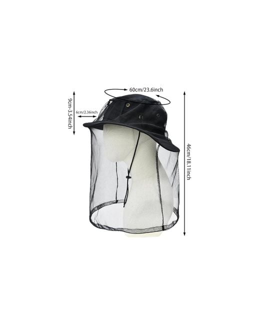 Multijoy Black Foldable Boonie Hat Upf 50+ Sun Protection For Hiking Fishing Summer
