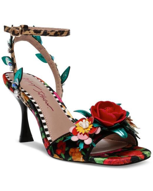 Betsey Johnson Lexi, Sandali con Tacco Donna, Argento, 38 EU