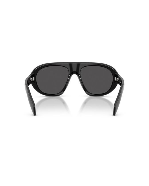 Persol Black Prada Geometric Sunglasses