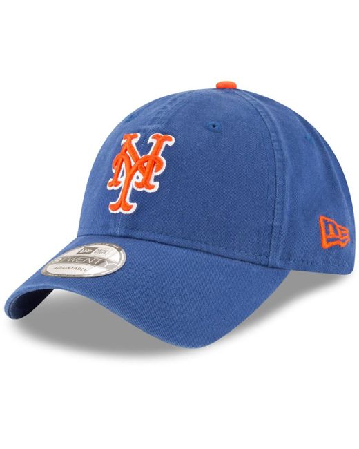 KTZ Blue New York Mets Replica Core Classic 9twenty Adjustable Hat for men