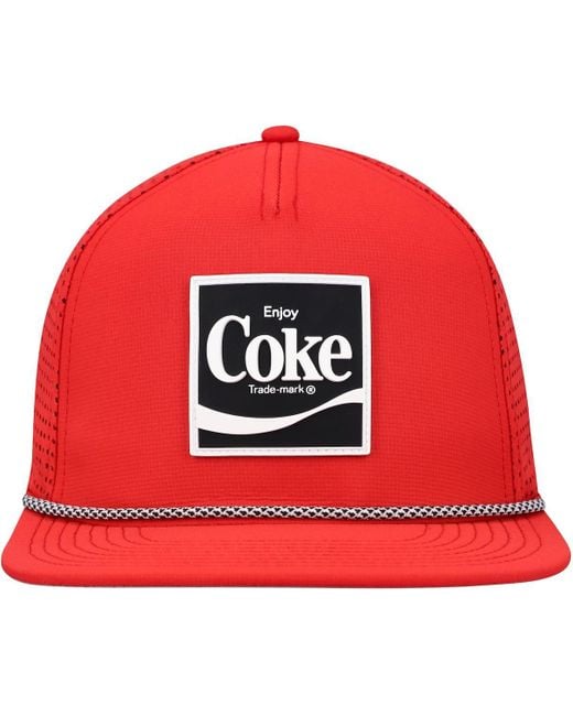 American Needle Red Coca-cola Buxton Pro Adjustable Hat for men