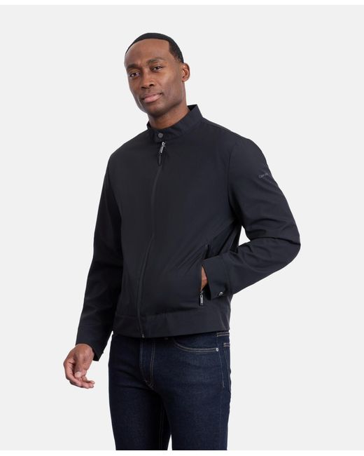 Calvin Klein Blue Mesh-lined Golf Jacket for men