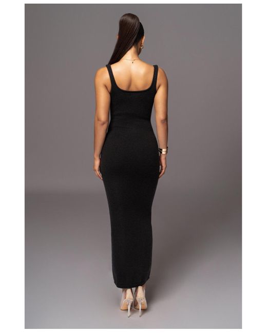 JLUXLABEL Gray Karolina Knit Maxi Dress