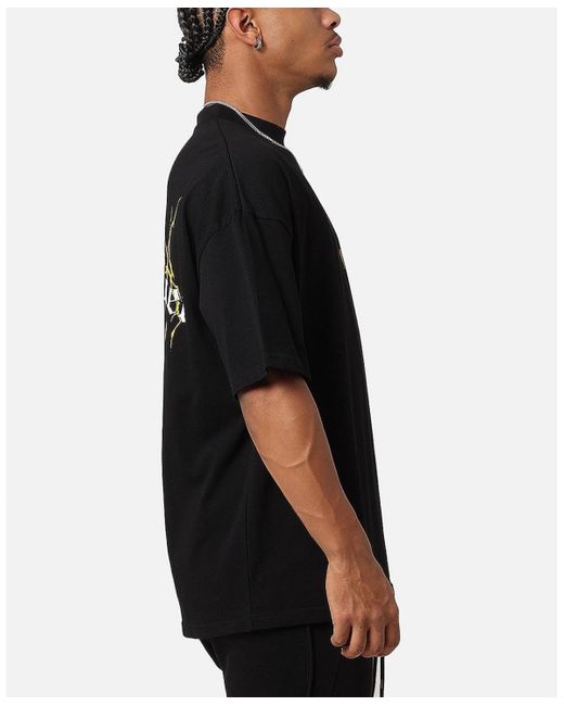 The Anti Order Black Chaos Mock Neck T-shirt