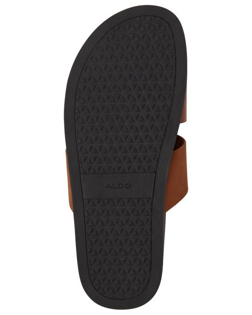 ALDO Brown Marcelo Flat Sandals for men