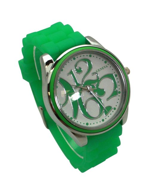 Olivia Pratt Green Round Big Face