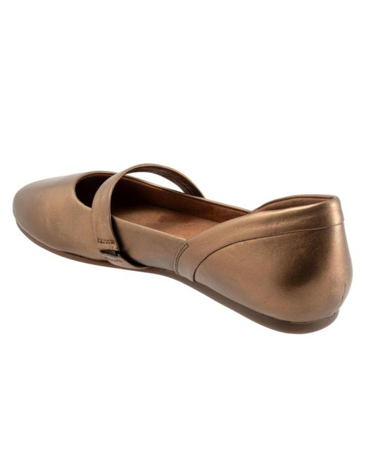 Softwalk® Brown Samara Flat