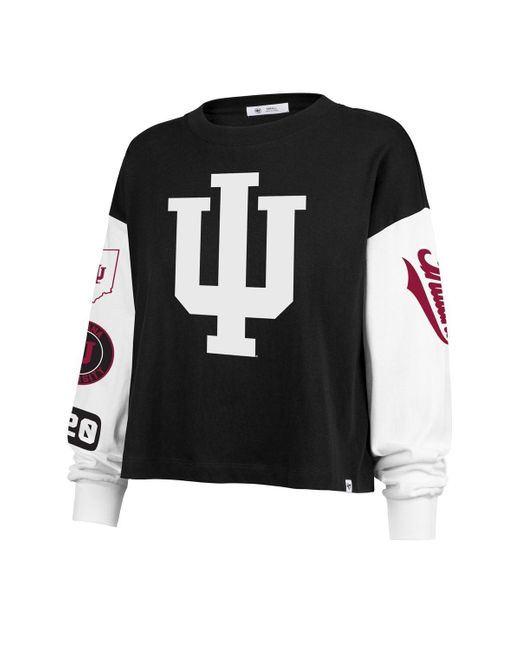 '47 Black Indiana Hoosiers Sydney Long Sleeve T-shirt