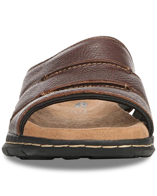 Dr. Scholls Brown Gordon Slide Sandal for men