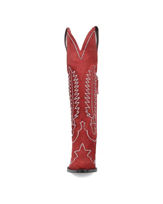 Dingo Red Double Take Suede Leather Boot